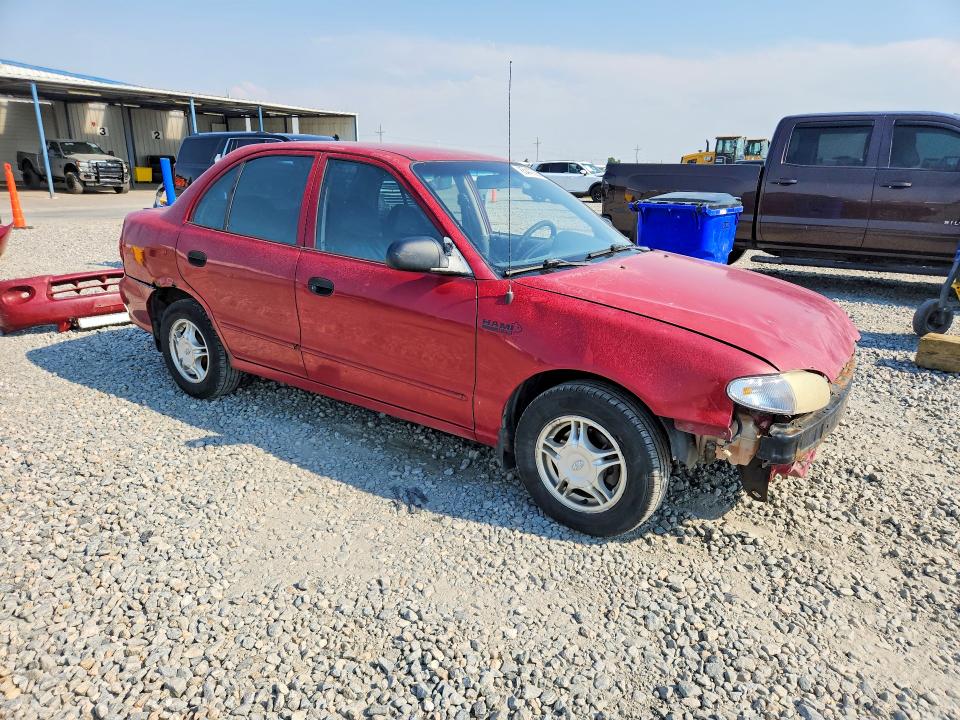 1998 Hyundai Accent VIN KMHVF24N0WU520024 COPART salvage auction — FRONT END, Co - Public - Salvage Title, sold $250 on 2026-07-14 (photo 4)