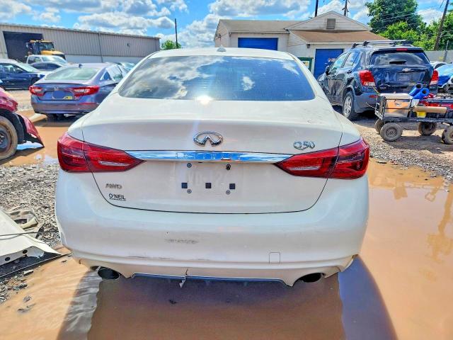 2018 Infiniti Q50 VIN JN1EV7AR8JM440638 COPART salvage auction — VANDALISM, Pa - Certificate Of Salvage, sold $15 on 2026-07-29 (photo 6)