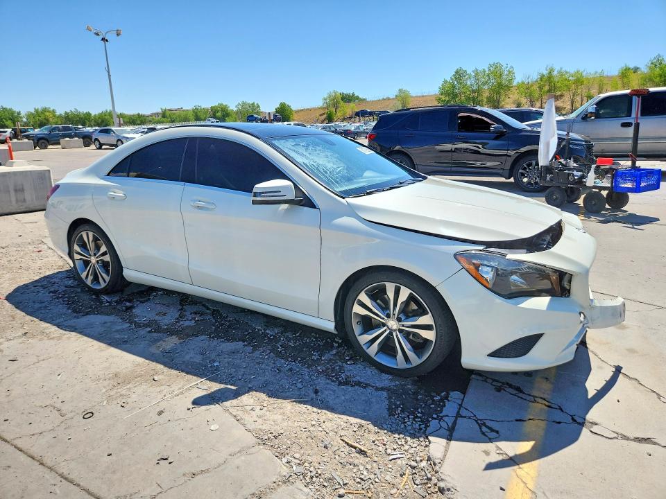 2014 Mercedes-benz Cla-klasse VIN WDDSJ4EB3EN128143 COPART salvage auction — FRONT END, Co - Salvage Title, sold $2,850 on 2026-08-26 (photo 4)
