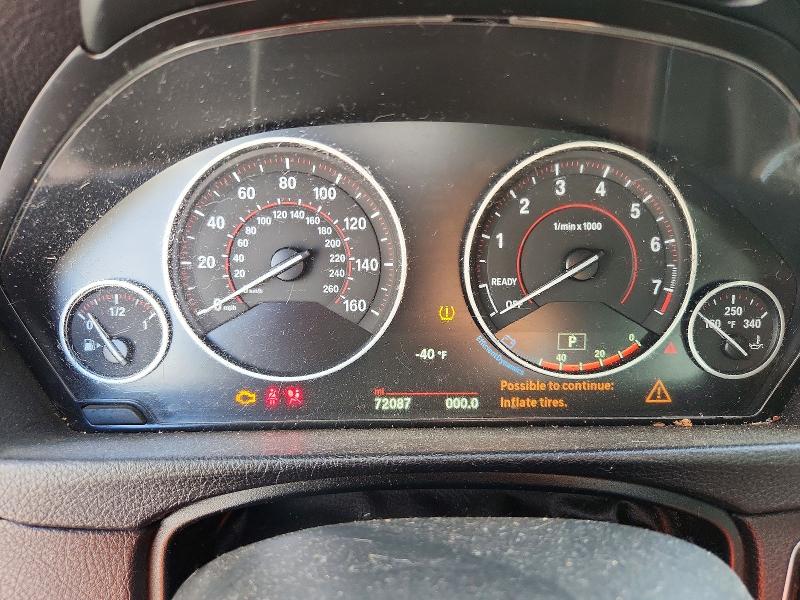 2017 BMW 4 series VIN WBA4R7C57HK876455 COPART salvage auction — FRONT END, CA - CERT OF TITLE-SALVAGED, sold $600 on 2026-08-04 (photo 9)