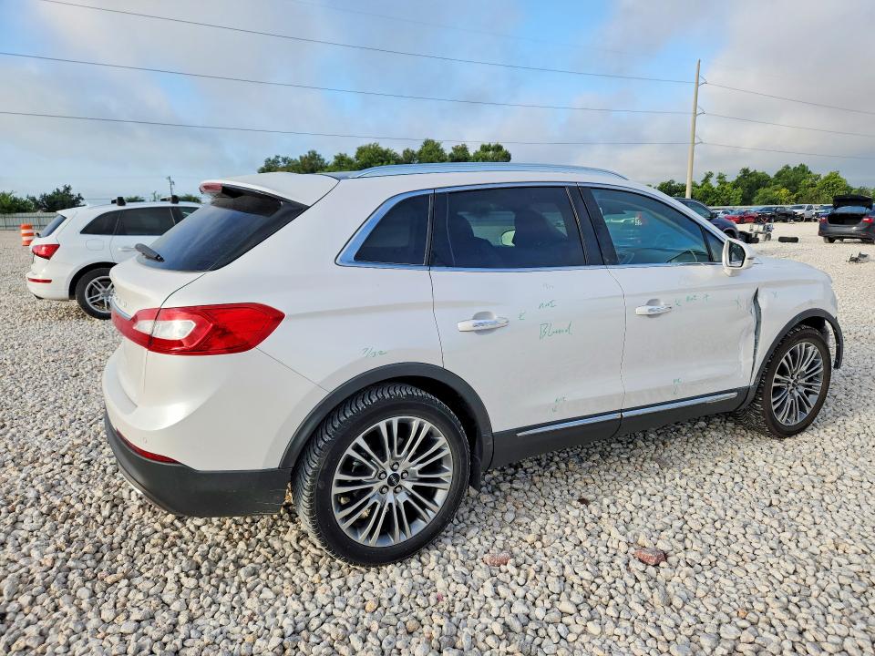 2018 Lincoln Mkx VIN 2LMPJ6LR7JBL23129 COPART salvage auction — FRONT END, Tx - Salvage Vehicle Title, sold $2,650 on 2026-07-30 (photo 3)