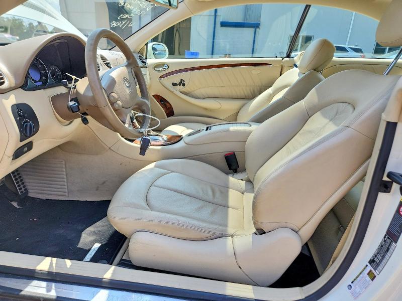 2009 Mercedes-benz Clk-klasse VIN WDBTJ56H39F266464 COPART salvage auction — WATER/FLOOD, Nj - Cert Of Title-Salvage Flood, sold $350 on 2026-08-17 (photo 7)