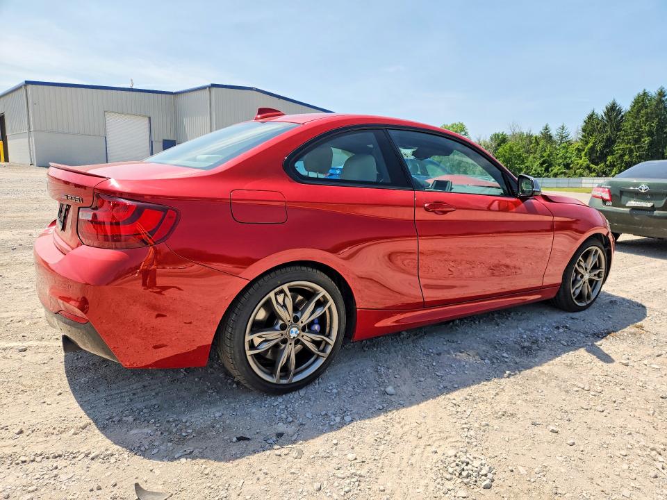 2016 BMW M2 VIN WBA1J9C53GV696473 COPART salvage auction — FRONT END, NY - MV-907A SALVAGE CERTIFICATE, sold $1,700 on 2026-08-03 (photo 3)