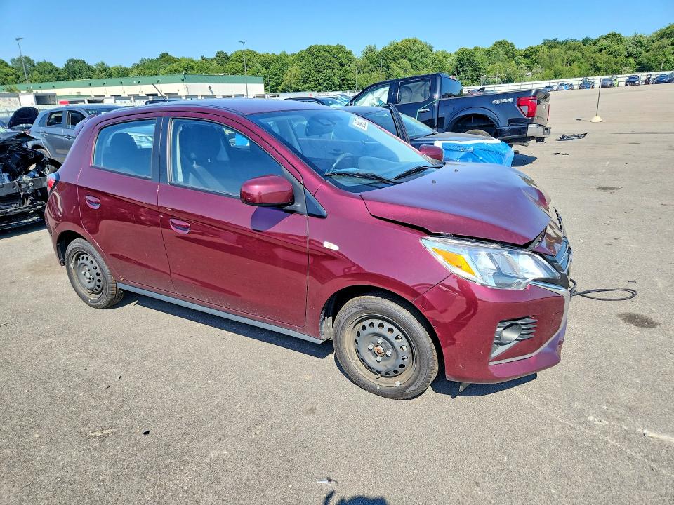 2024 Mitsubishi Mirage VIN ML32AUHJ2RH019063 COPART salvage auction — FRONT END, Fl - Cert Of Title Slvg Rebuildable, sold $100 on 2026-07-22 (photo 4)