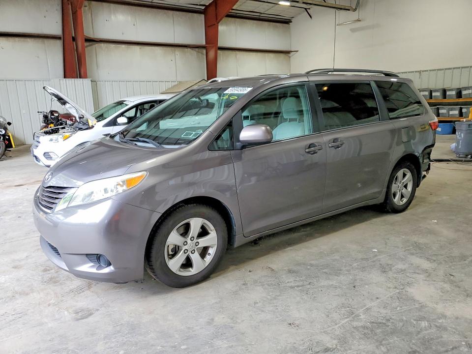 2015 Toyota Sienna VIN 5TDKK3DC2FS622968 COPART salvage auction — REAR END, Ny - Mv-907A Salvage Certificate, sold $1,350 on 2026-07-13 (photo 1)