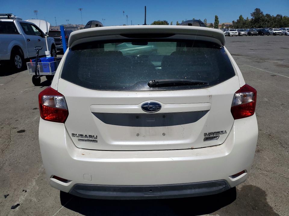 2013 Subaru Impreza VIN JF1GPAS63DH831524 COPART salvage auction — SIDE, Ca - Dlr/Dis/Exp Only Salvage Title, sold $1,100 on 2026-07-31 (photo 6)
