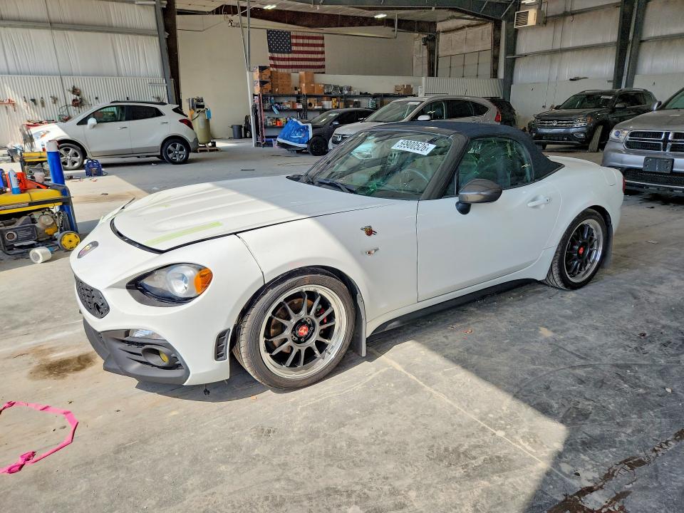 2017 Fiat 124 spider VIN JC1NFAEK8H0108461 COPART salvage auction — FRONT END, NE - CERT OF TITLE-SALVAGE, sold $5,900 on 2026-08-11 (photo 1)