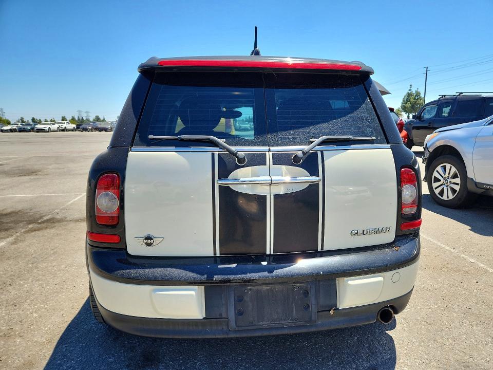 2009 Mini Cooper clubman VIN WMWML33569TX33163 COPART salvage auction — FRONT END, Ca - Dis/Dlr/Exp Only Clean Title, sold $250 on 2026-07-14 (photo 6)