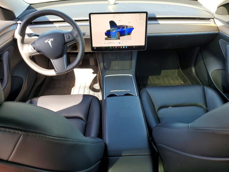 2023 Tesla VIN 5YJ3E1EA3PF513051 COPART salvage auction — FRONT END, Ca - Salvage Certificate, sold $10,500 on 2026-07-17 (photo 8)