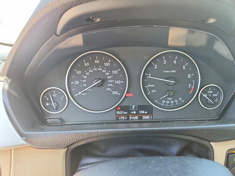 2015 BMW VIN WBA3C3C55FK203540 COPART salvage auction — HAIL, Ne - Cert Of Title-Salvage, sold $3,500 on 2026-08-18 (photo 9)