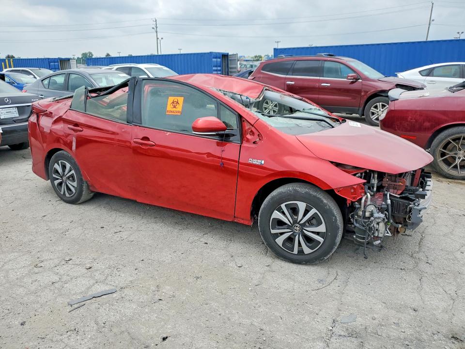 2019 Toyota Prius VIN JTDKARFP9K3106852 COPART salvage auction — ROOF, NC - SALVAGE CERT-WATER/FLOOD DAMAG, sold $2,000 on 2026-07-31 (photo 4)