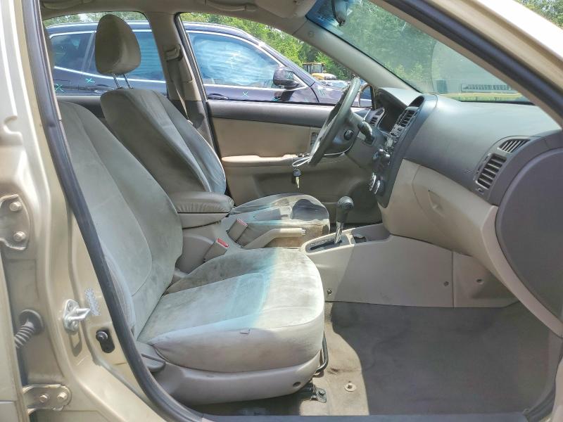 2009 Kia Spectra VIN KNAFE221595651893 COPART salvage auction — SIDE, Md - Cert Of Salvage > 75% Damage, sold $275 on 2026-07-17 (photo 7)