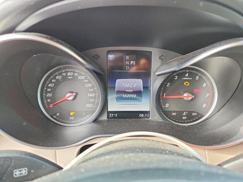 2016 Mercedes-benz Glc class VIN WDC0G4JB2GF113842 COPART salvage auction — MINOR DENT/SCRATCHES, Ca - Dis/Dlr/Exp Only Clean Title, sold $6,500 on 2026-07-27 (photo 9)