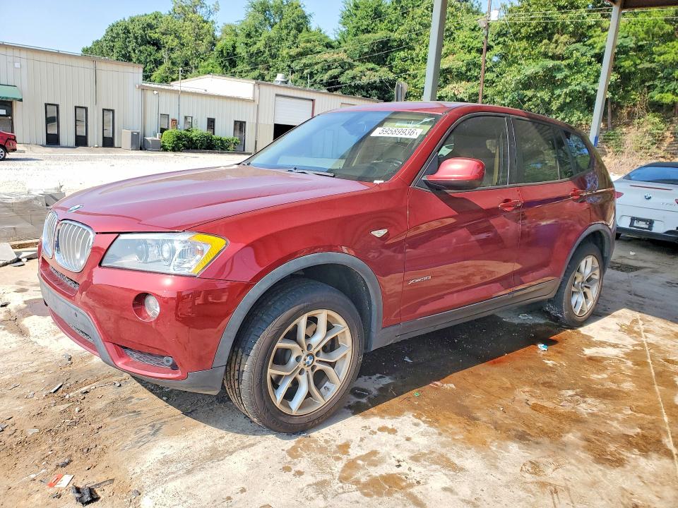 2013 BMW X3 VIN 5UXWX7C50DL983240 COPART salvage auction — REAR END, Al - Cert Of Title-Salvage Title, sold $775 on 2026-07-14 (photo 1)