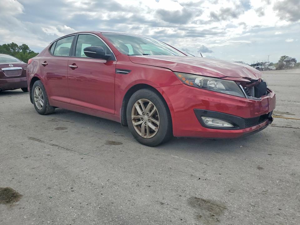 2013 Kia Optima VIN 5XXGM4A75DG237674 COPART salvage auction — FRONT END, Salvage Title, sold $550 on 2026-07-15 (photo 4)