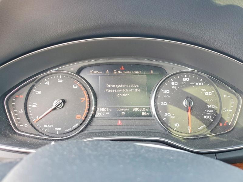 2023 Audi Q5 VIN WA1GAAFY1P2129923 COPART salvage auction — FRONT END, Ny - Mv-907A Salvage Certificate, sold $15,800 on 2026-07-08 (photo 9)