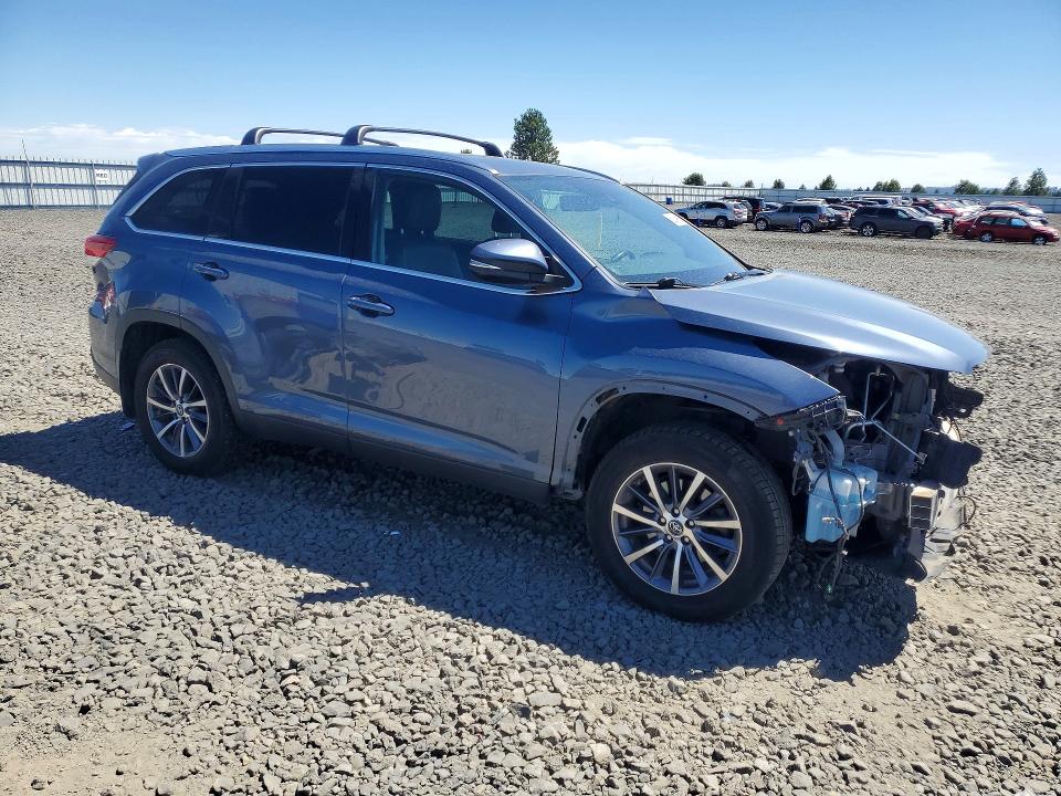 2019 Toyota Highlander VIN 5TDJZRFH5KS708949 COPART salvage auction — FRONT END, Wa - Bill Of Sale, sold $30 on 2026-07-22 (photo 4)