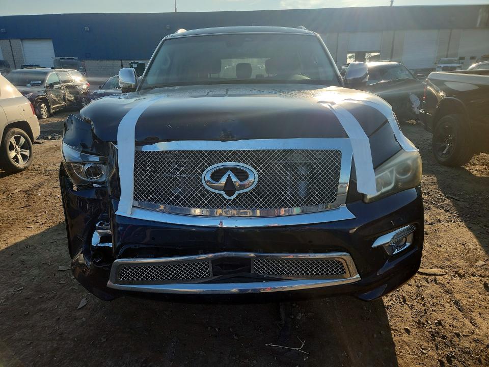 2017 Infiniti Qx80 VIN JN8AZ2ND1H9830810 COPART salvage auction — SIDE, MI - CERT OF TITLE-REBUILT SALVAGE, sold $3,750 on 2026-07-17 (photo 5)