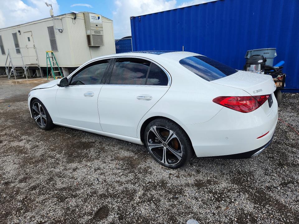 2025 Mercedes-benz C class VIN W1KAF4GB6SR252809 COPART salvage auction — FRONT END, Fl - Certificate Of Destruction, sold $13,700 on 2026-08-12 (photo 2)