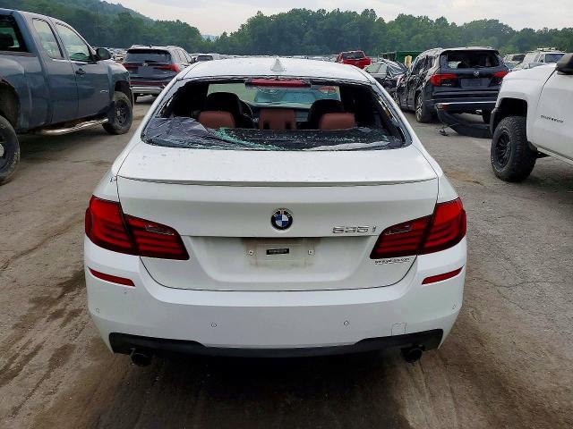 2011 BMW 5er VIN WBAFU7C58BDU55959 COPART salvage auction — ROOF, Pa - Certificate Of Salvage, sold $200 on 2026-07-30 (photo 6)