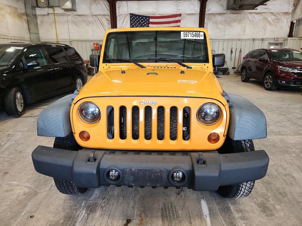 2012 Jeep Wrangler / VIN 1C4AJWAGXCL119788 COPART salvage auction — REAR END, Wi - Certificate Of Title, sold $2,900 on 2026-07-27 (photo 5)