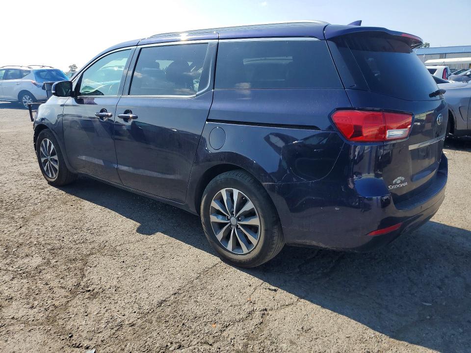 2018 Kia SEDONA VIN KNDMC5C17J6365218 COPART salvage auction — FRONT END, Pa - Certificate Of Salvage, sold $2,750 on 2026-07-31 (photo 2)