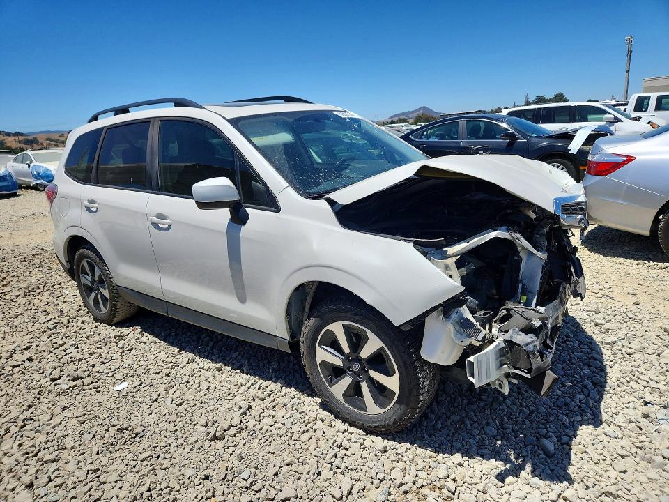 2017 Subaru Forester VIN JF2SJAEC0HH444394 COPART salvage auction — FRONT END, Ca - Salvage Certificate, sold $525 on 2026-07-16 (photo 4)