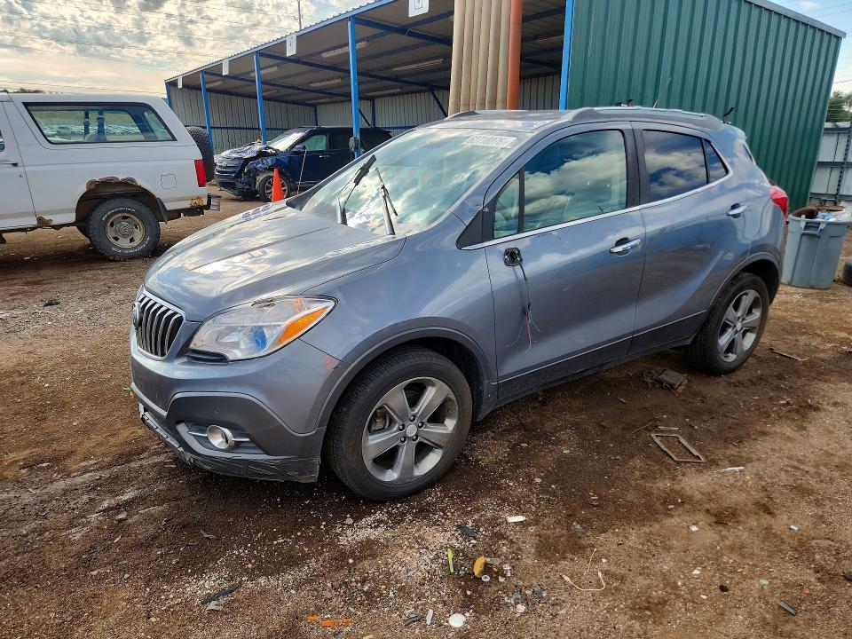 2014 Buick Encore VIN KL4CJHSB0EB734019 COPART salvage auction — HAIL, CO - DIS/DLR/EXP ONLY CLEAN TITLE, sold $1,400 on 2026-08-03 (photo 1)