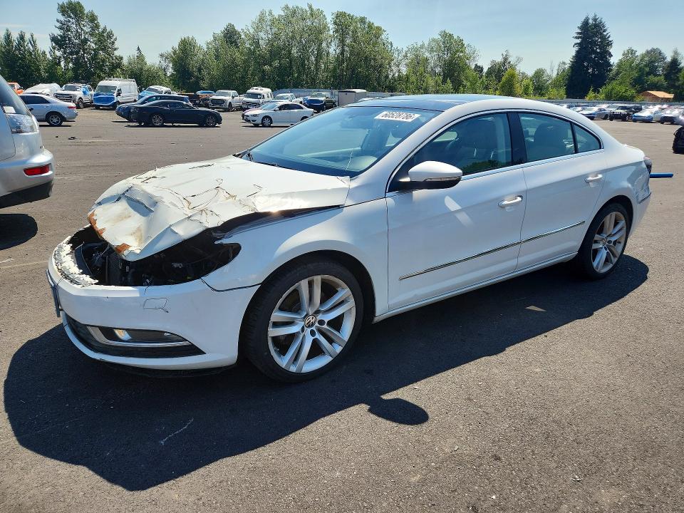 2013 Volkswagen Cc VIN WVWRN7AN7DE504081 COPART salvage auction — FRONT END, Wa - Vehicle Cert Of Ownership-Titl, sold $400 on 2026-07-29 (photo 1)