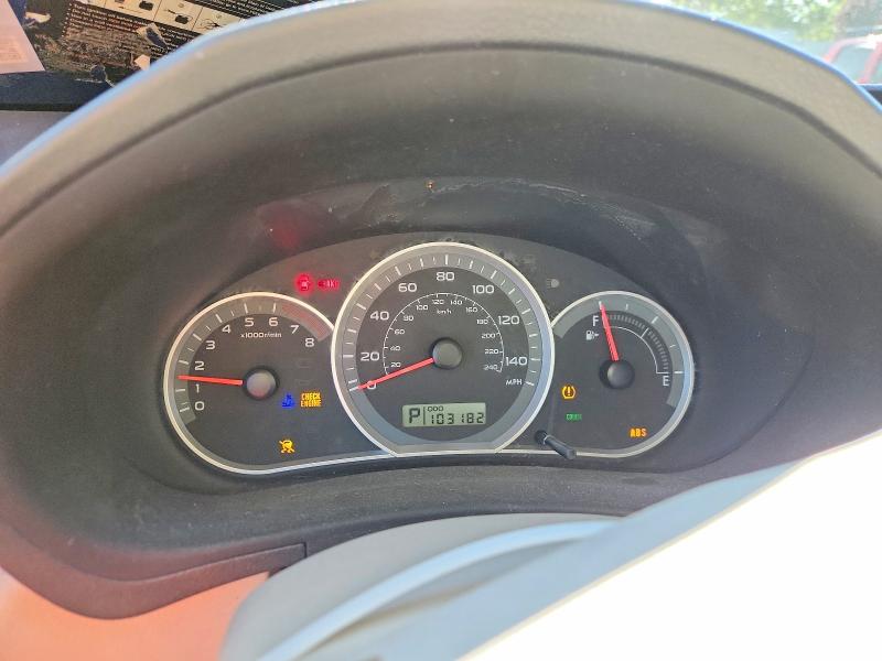 2008 Subaru Impreza VIN JF1GE616X8H506038 COPART salvage auction — SIDE, CT - CERT OF TITLE-SALVAGE, sold $550 on 2026-07-31 (photo 9)