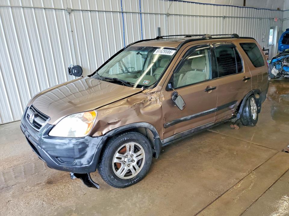2002 Honda Cr-v VIN JHLRD78822C017272 COPART salvage auction — SIDE, PA - CERTIFICATE OF SALVAGE, sold $425 on 2026-07-22 (photo 1)