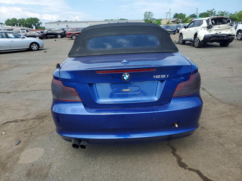2012 BMW 1 series VIN WBAUN1C58CVH84113 COPART salvage auction — FRONT END, Ct - Cert Of Title-Salvage, sold $500 on 2026-07-24 (photo 6)