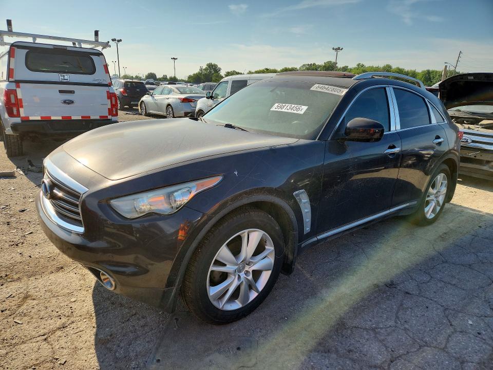 2012 Infiniti Fx VIN JN8AS1MW6CM153700 COPART salvage auction — NORMAL WEAR, Ms - Dealer Only Salvage Title (P), sold $500 on 2026-07-31 (photo 1)