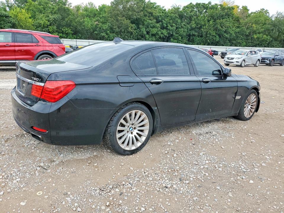 2009 BMW 7 series VIN WBAKA83509CY33950 COPART salvage auction — FRONT END, OK - CERTIFICATE OF TITLE, sold $100 on 2026-07-28 (photo 3)