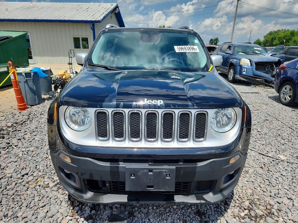 2017 Jeep Renegade VIN ZACCJBDBXHPF10136 COPART salvage auction — REAR END, Il - Salvage Certificate, sold $1,150 on 2026-08-10 (photo 5)