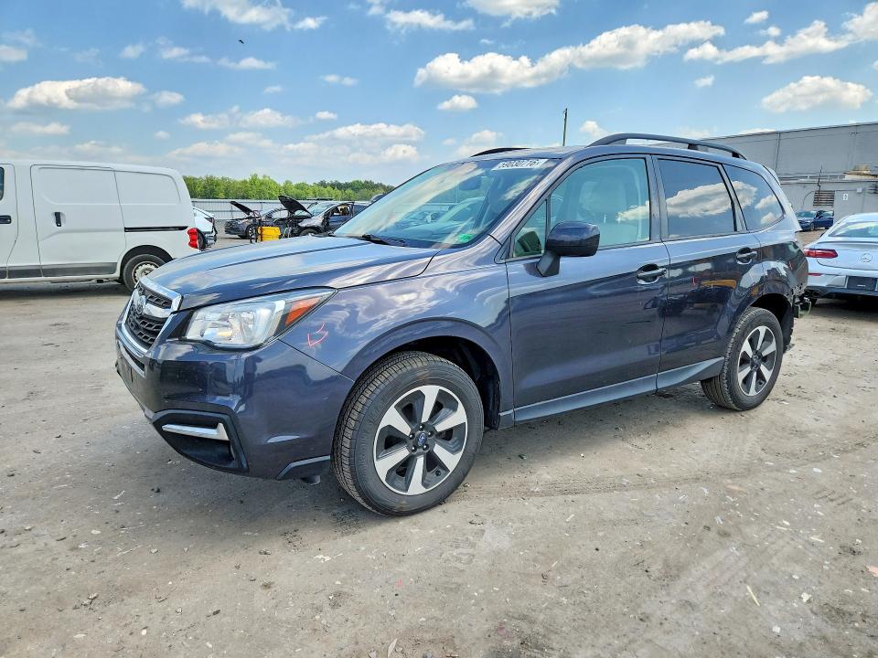 2018 Subaru Forester VIN JF2SJAGC3JH524467 COPART salvage auction — REAR END, Va - Cert Of Title - Salvage, sold $1,050 on 2026-07-22 (photo 1)