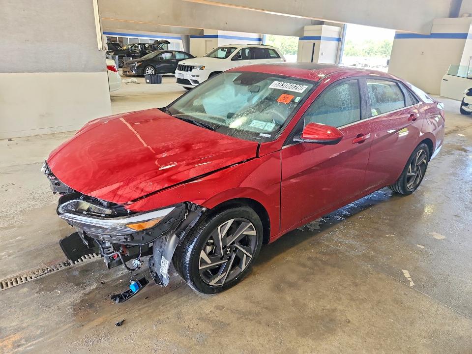 2025 Hyundai Elantra VIN KMHLS4DG7SU973082 COPART salvage auction — FRONT END, Ny - Dealer Only Non-Repairable (P), sold $4,500 on 2026-07-06 (photo 1)
