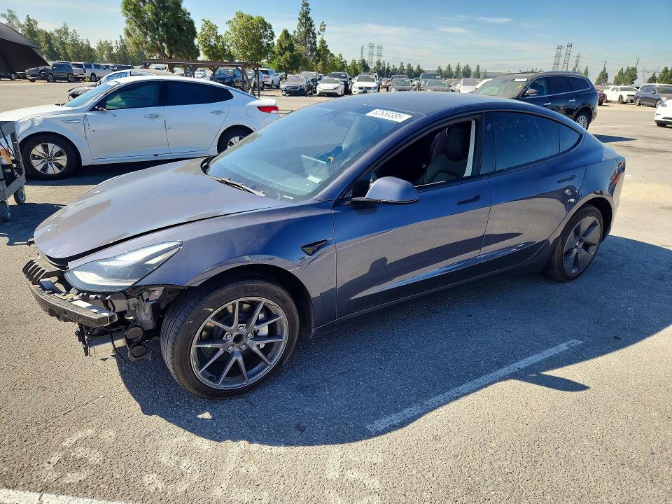 2023 Tesla Model 3 VIN 5YJ3E1EA6PF490607 — COPART salvage auction photo