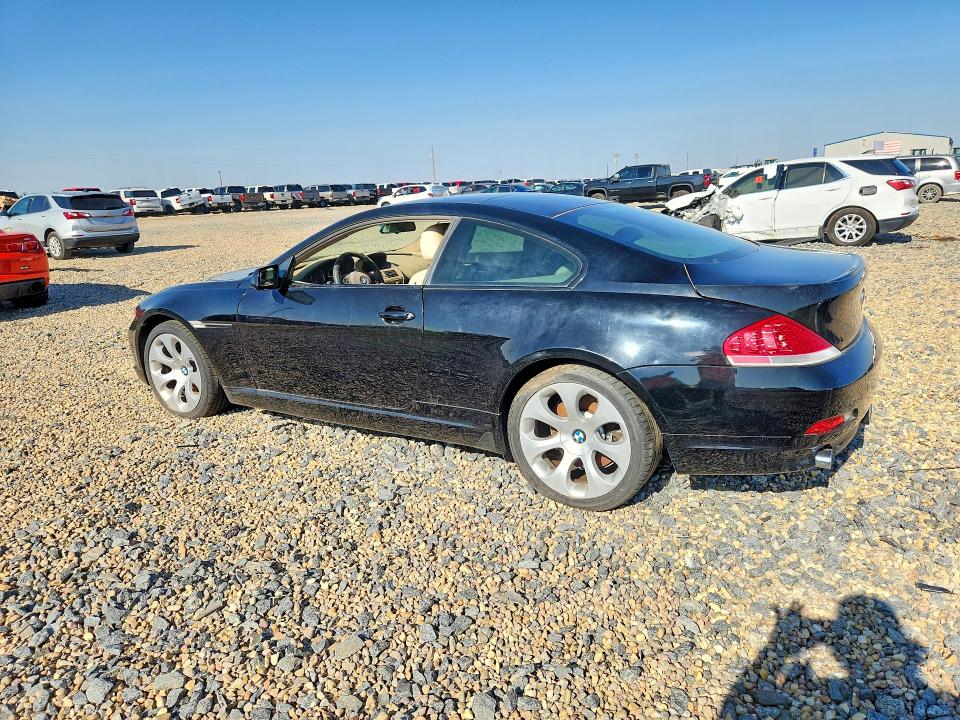 2004 BMW 6 series VIN WBAEH73464B191193 COPART salvage auction — NORMAL WEAR, Tx - Certificate Of Title, sold $90 on 2026-07-28 (photo 2)