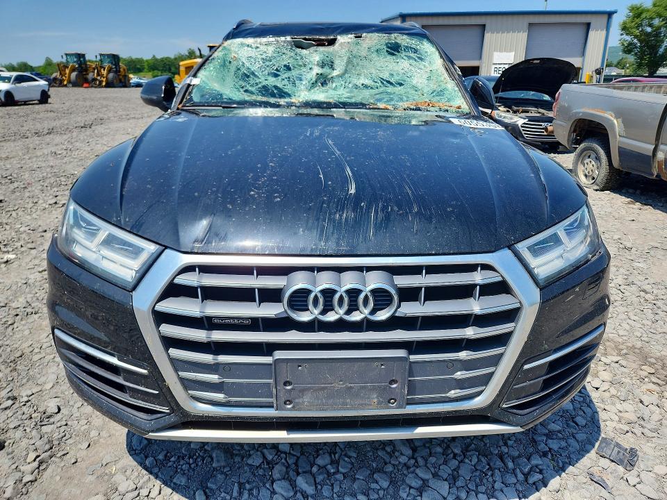 2018 Audi Q5 VIN WA1BNAFY7J2176637 COPART salvage auction — REAR END, Pa - Certificate Of Salvage, sold $4,950 on 2026-07-22 (photo 5)