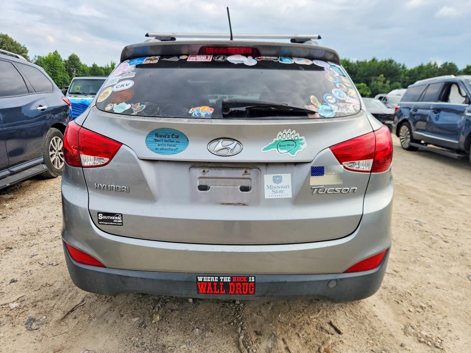 2013 Hyundai Tucson VIN KM8JU3AC1DU639517 COPART salvage auction — FRONT END, Va - Certificate Of Title, sold $550 on 2026-07-28 (photo 6)