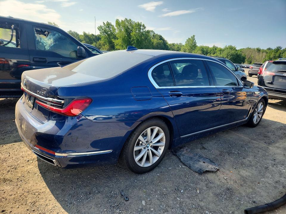 2022 BMW 7er VIN WBA7T4C0XNCK11394 COPART salvage auction — FRONT END, Ma - Cert Of Title-Salvage, sold $24,700 on 2026-07-22 (photo 3)
