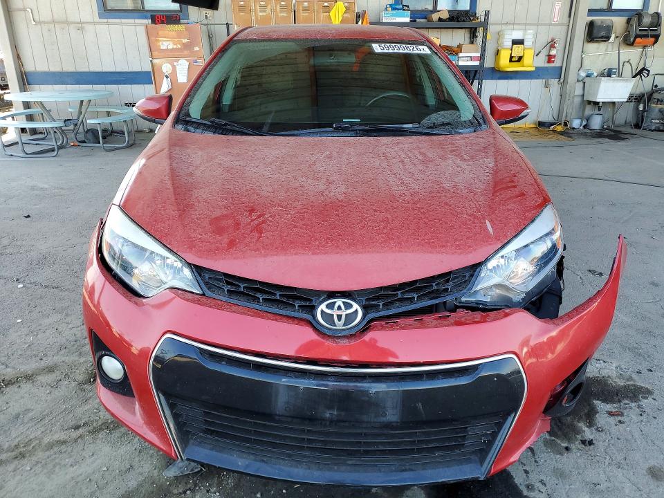 2016 Toyota Corolla VIN 5YFBURHE7GP408318 COPART salvage auction — REAR END, Ca - Salvage Certificate, sold $1,550 on 2026-07-30 (photo 5)