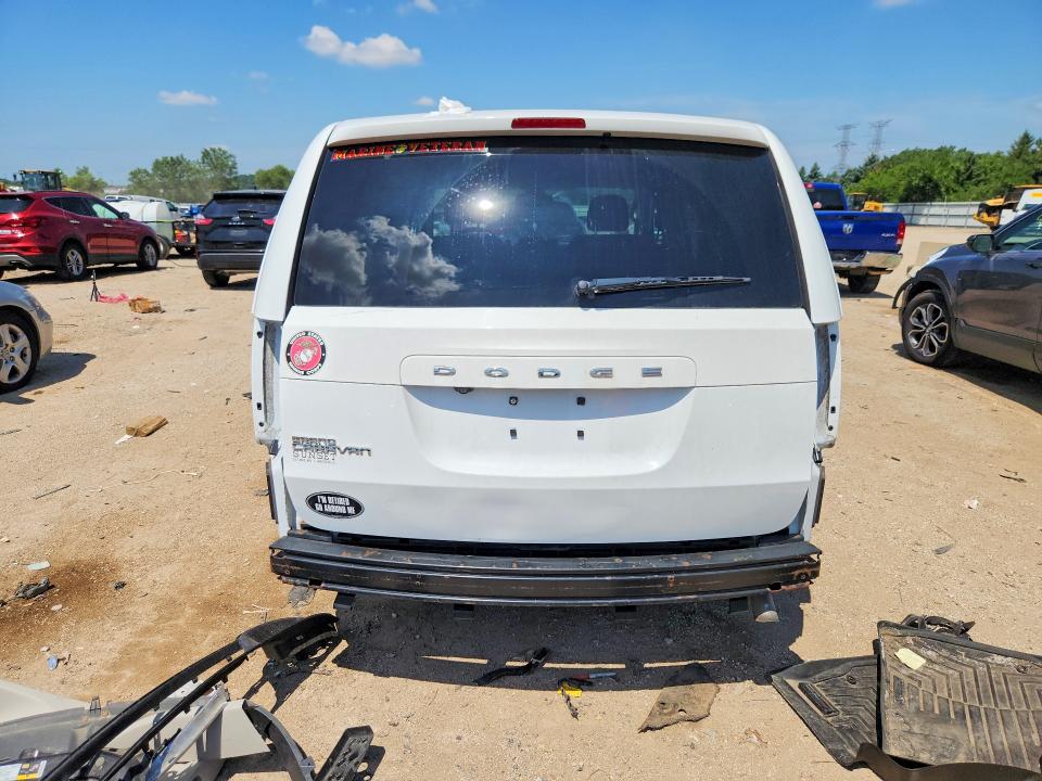 2020 Dodge Caravan VIN 2C4RDGBG9LR183956 COPART salvage auction — FRONT END, Il - Salvage Certificate, sold $5,600 on 2026-08-11 (photo 6)