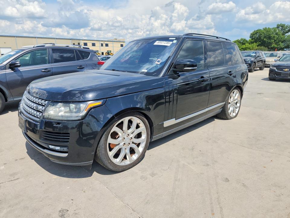 2017 Land rover RANGE ROVER VIN SALGS2FV3HA328499 COPART salvage auction — MECHANICAL, Tx - Certificate Of Title, sold $3,550 on 2026-07-09 (photo 1)