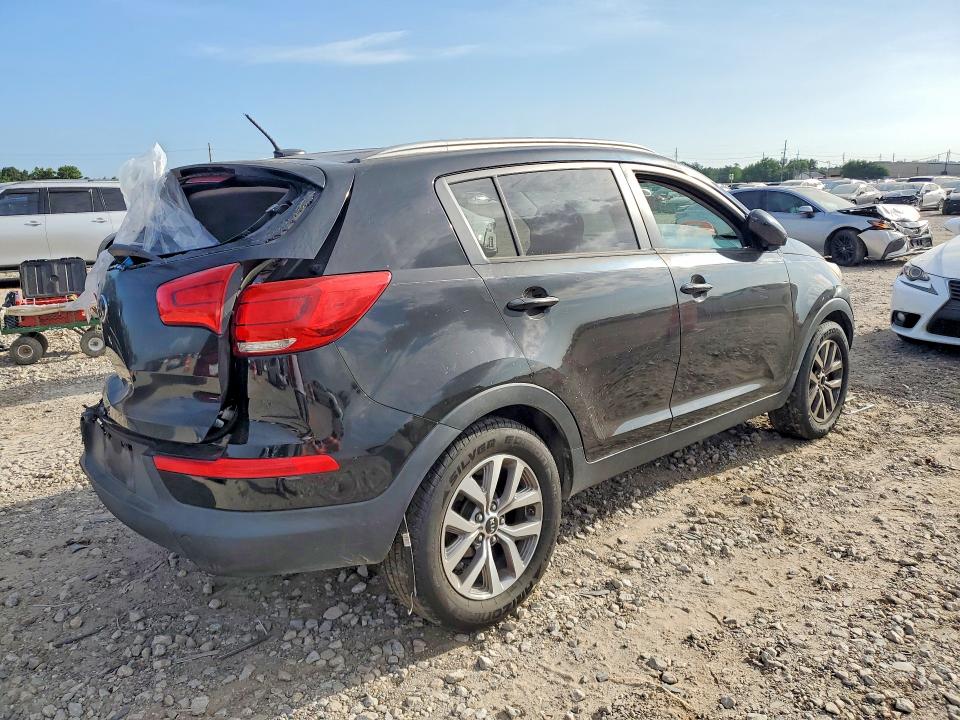 2016 Kia Sportage VIN KNDPB3AC4G7836043 COPART salvage auction — ALL OVER, Tx - Salvage Vehicle Title, sold $1,150 on 2026-07-27 (photo 3)