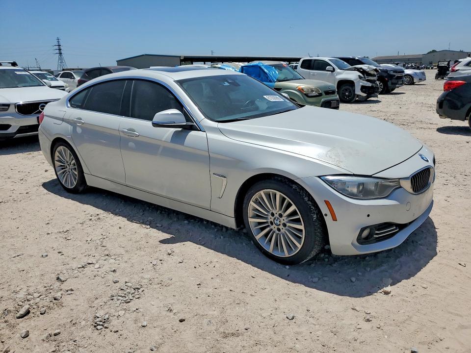 2015 BMW 4er VIN WBA4A5C5XFGK15742 COPART salvage auction — NORMAL WEAR, Tx - Certificate Of Title (P), sold $1,150 on 2026-07-28 (photo 4)
