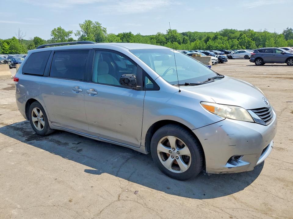 2011 Toyota Sienna VIN 5TDKK3DC8BS066997 COPART salvage auction — FRONT END, Ny - Certificate Of Title, sold $1,450 on 2026-07-09 (photo 4)