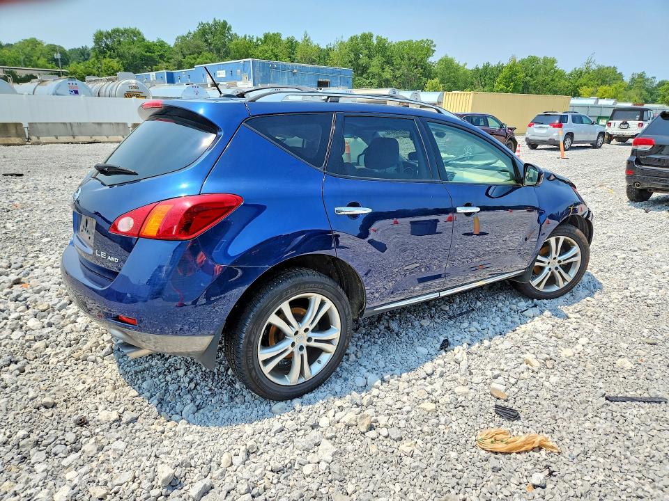 2010 Nissan Murano VIN JN8AZ1MW6AW106986 COPART salvage auction — FRONT END, OH - CERT OF TITLE-SALVAGE, sold $275 on 2026-07-31 (photo 3)