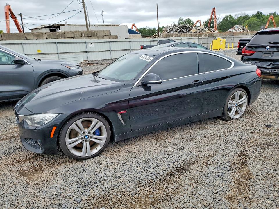 2014 BMW 4er VIN WBA3R1C52EK190117 COPART salvage auction — WATER/FLOOD, Nj - Cert Of Title-Salvage Flood, sold $1,650 on 2026-08-14 (photo 1)